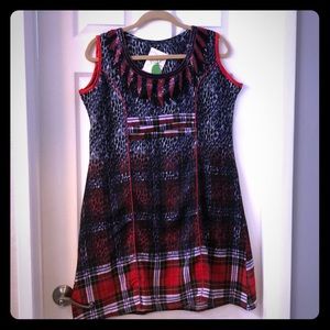 Lightweight Indian Kurti Tunic Dress Beadwork fest